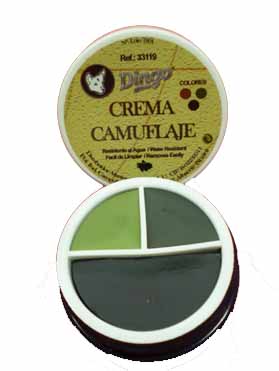 Crema de Camuflaje 3 colores